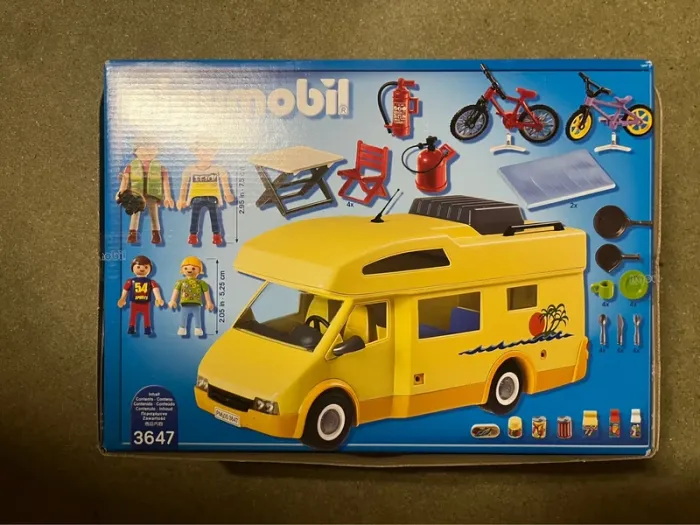 Camping car Playmobil 3647 complet avec boîte - photo numéro 4