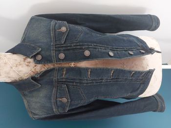 Veste en jean bleu brut Camaieu taille 38