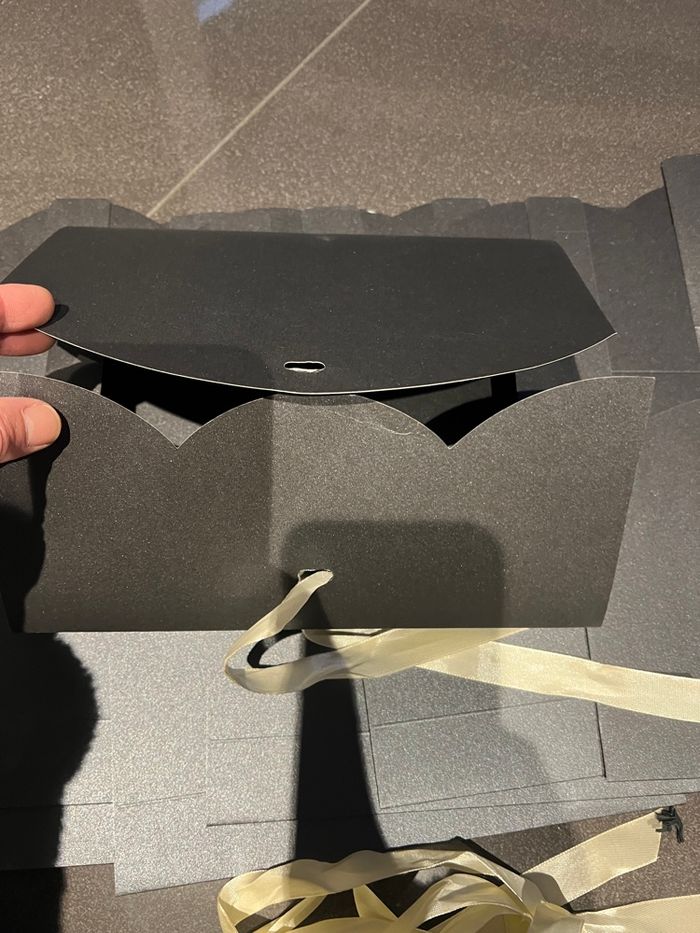 🎁 Lot de 14 Boîtes Cadeaux Élégantes (Kraft & Anthracite) - photo numéro 5