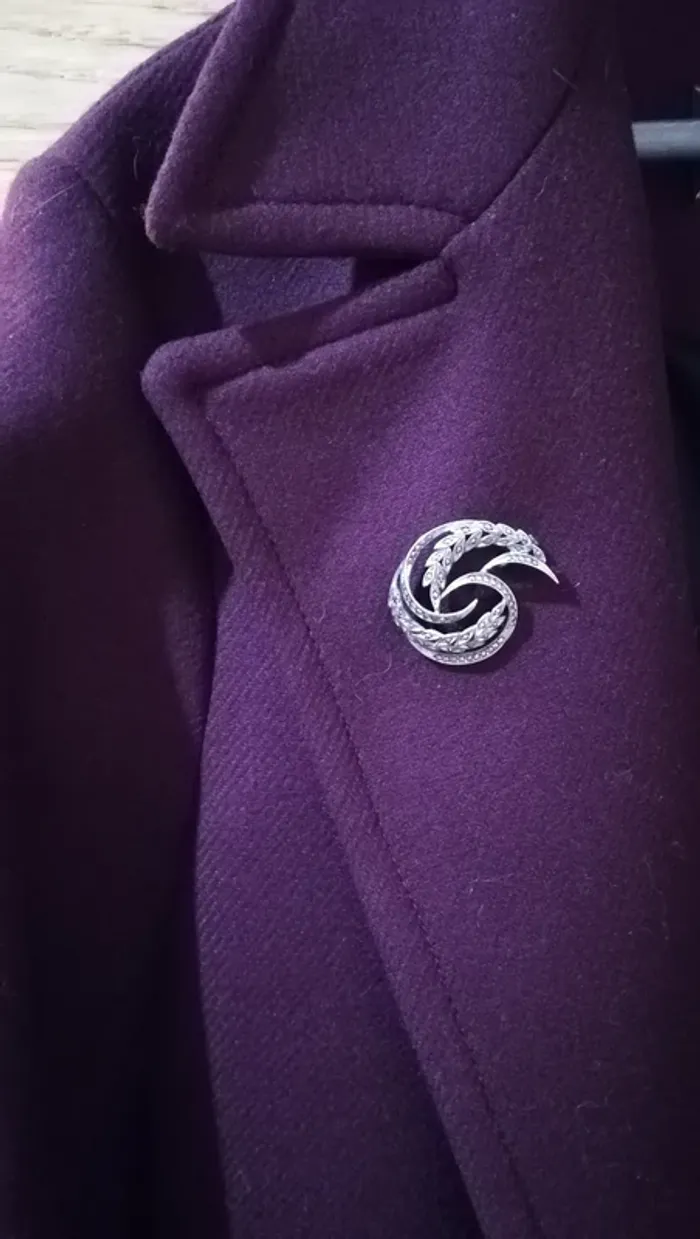 broche vintage en marcassite - photo numéro 2