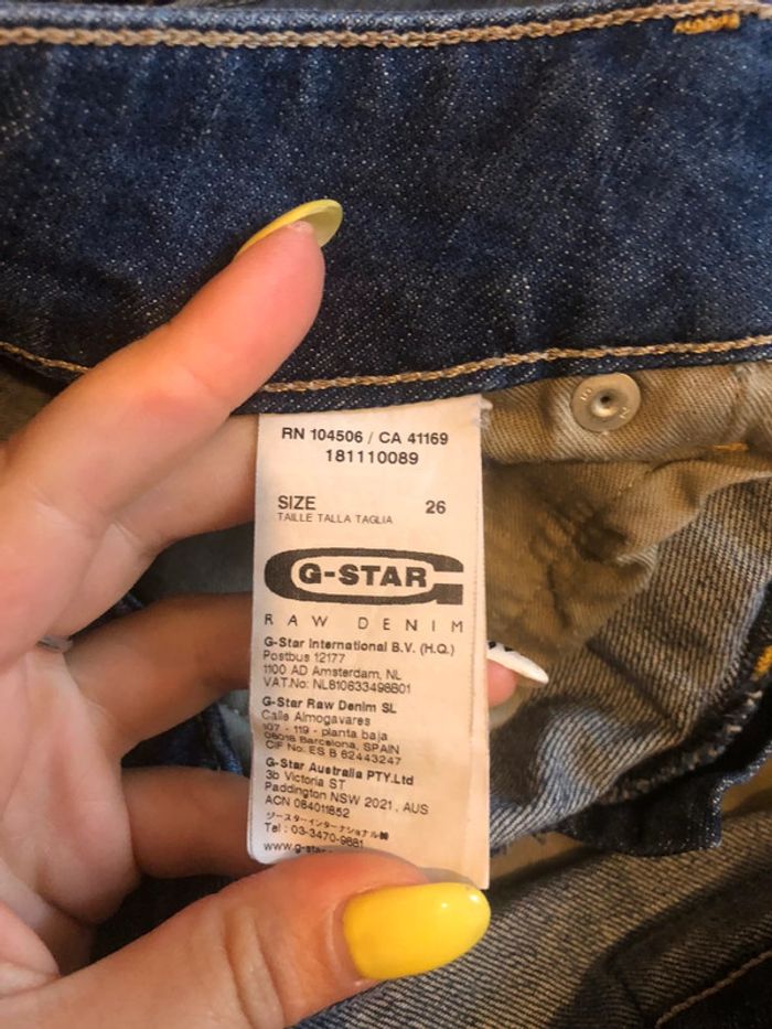 Jupe en jean g-star - photo numéro 4