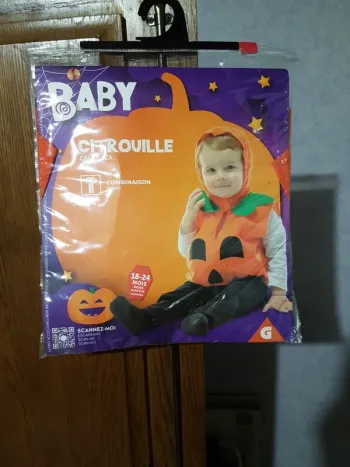 Déguisement  Halloween  baby 18/24 mois