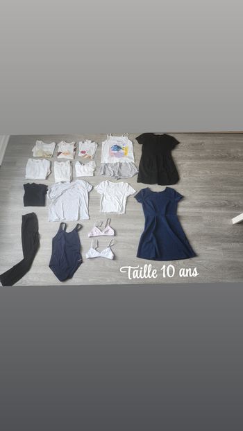 Lot vêtement taille 10 ans