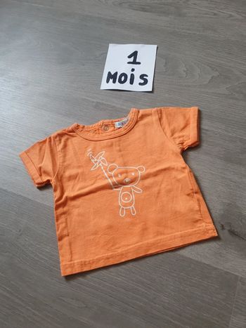 Maillot t-shirt 1mois garçon