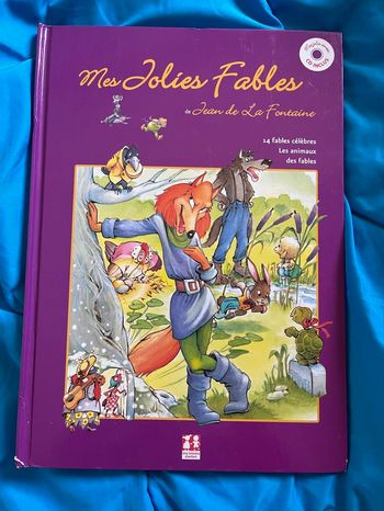 Livré les fables de Jean de la fontaine, avec Cd