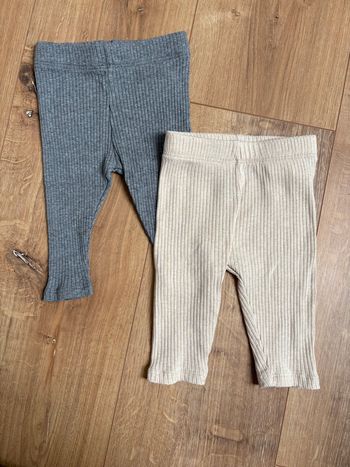 Lot de leggings côtelés 