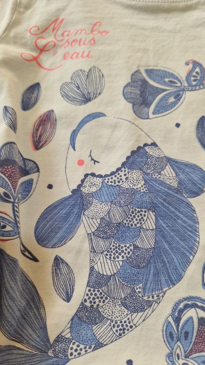 1 jupe 2 hauts 1 gilet tbe 4 ans - photo numéro 4