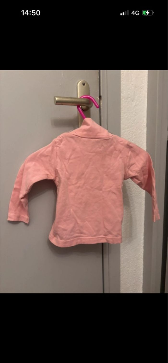 T-shirt manches longues Disney baby 6 mois - photo numéro 2