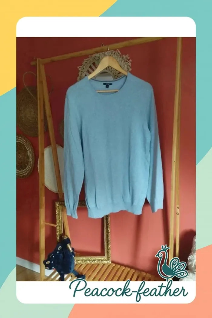 Pull bleu Kiabi L neuf