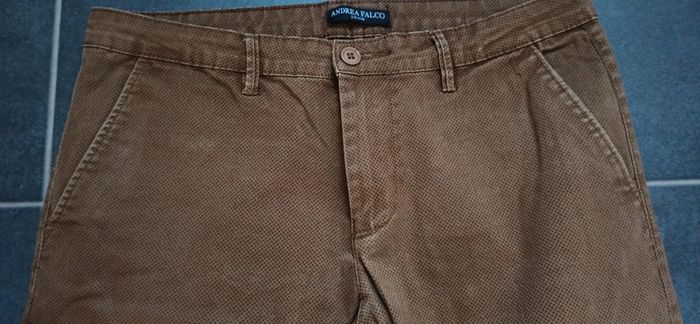 Pantalon Toile camel 44 - photo numéro 3