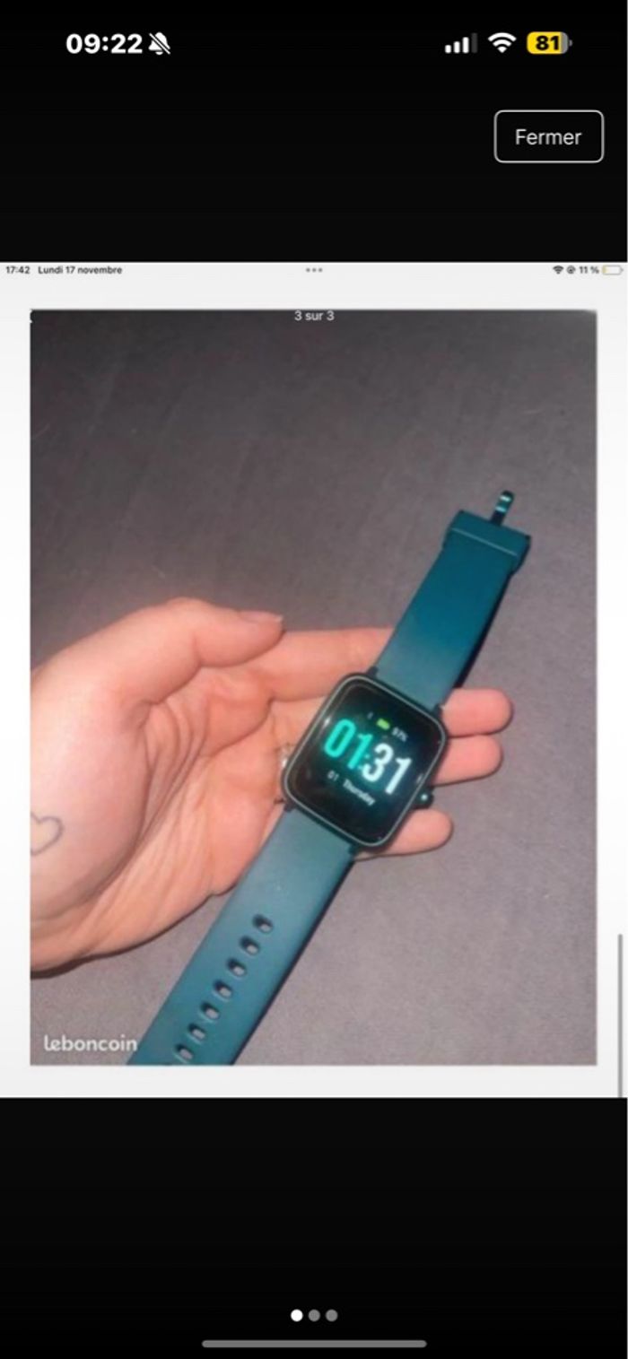 Montre connecter - photo numéro 3