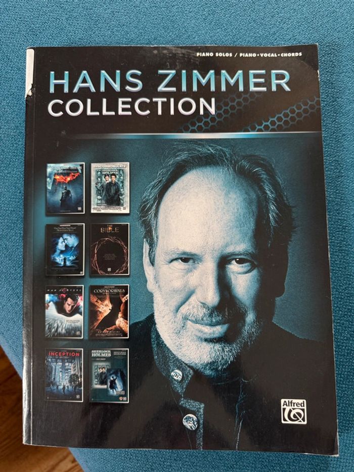 Partition piano musique Hans Zimmer collection Alfred concert notes