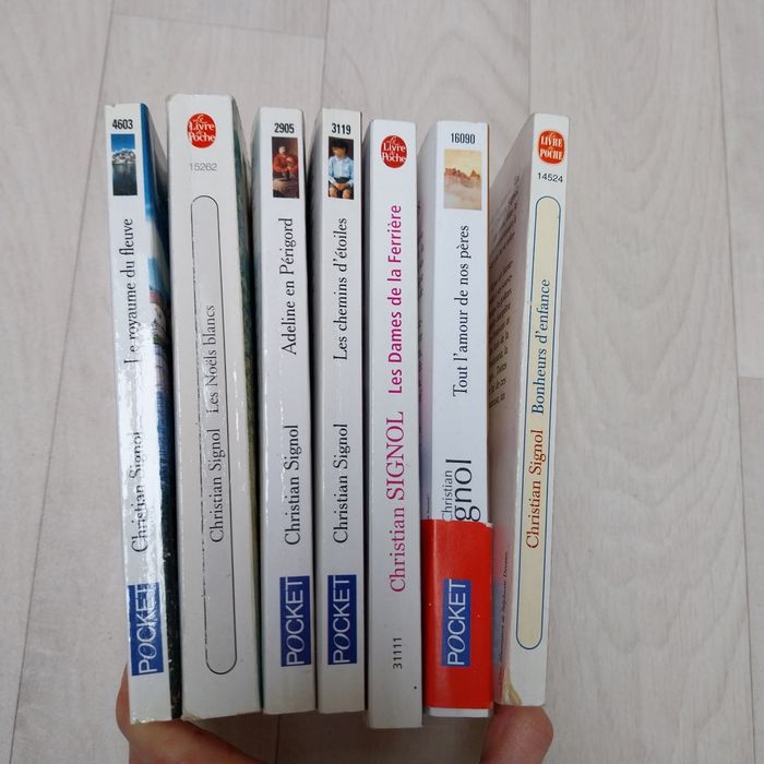 Lot de 7 romans de Christian signol - photo numéro 2