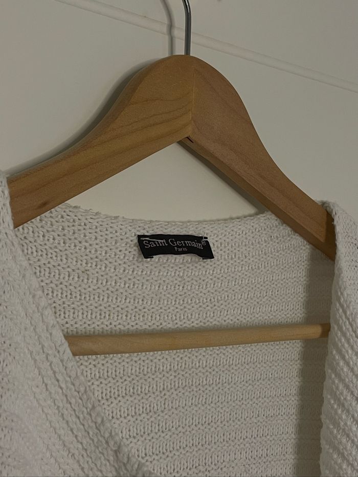 Cardigan blanc M - photo numéro 3