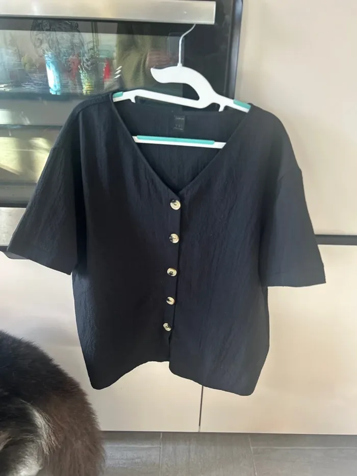 Blouse en crêpe