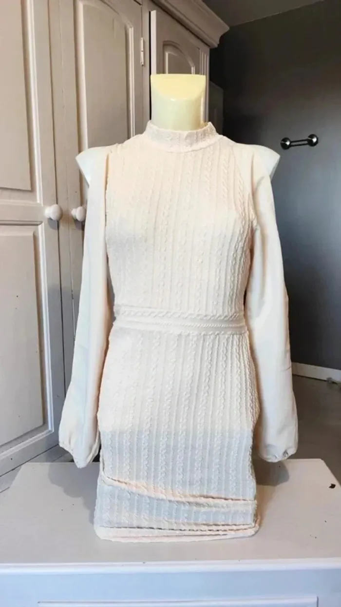Robe beige hiver T38 - Shein - photo numéro 2