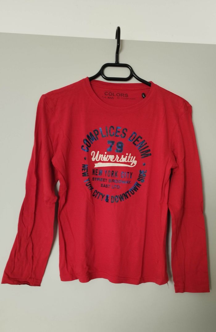 Lot de 3 t-shirts manches longues 14 ans - photo numéro 2