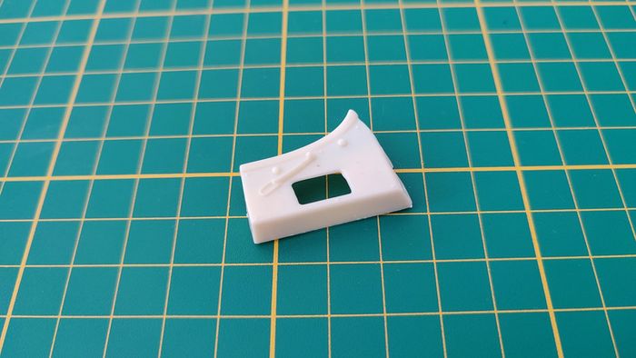 Intérieur porte gauche pièce détachée miniature Jaguar XK 120 1948 1/24 Burago #B47