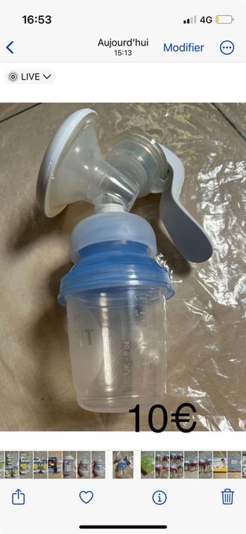 Tire lait manuel avent