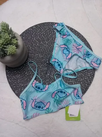 Maillot de bain Stitch 2 pièces – fille 2-3 ans – Neuf