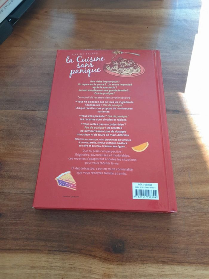Livre la cuisine sans panique - photo numéro 2