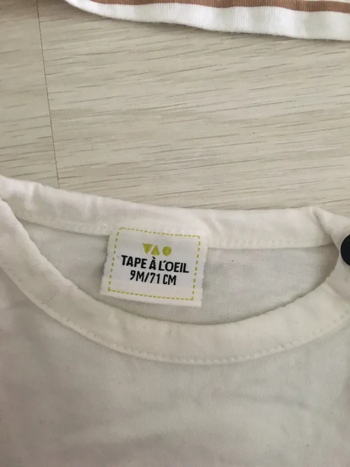 Ensemble pantalon + t-shirt manches longues thème de la famille 9 mois TAO - photo numéro 10