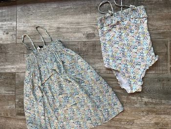 Maillot de bain et robe de plage 6 ans