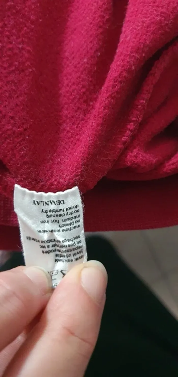 Sweat rouge homme Lacoste 4 (M) - photo numéro 7