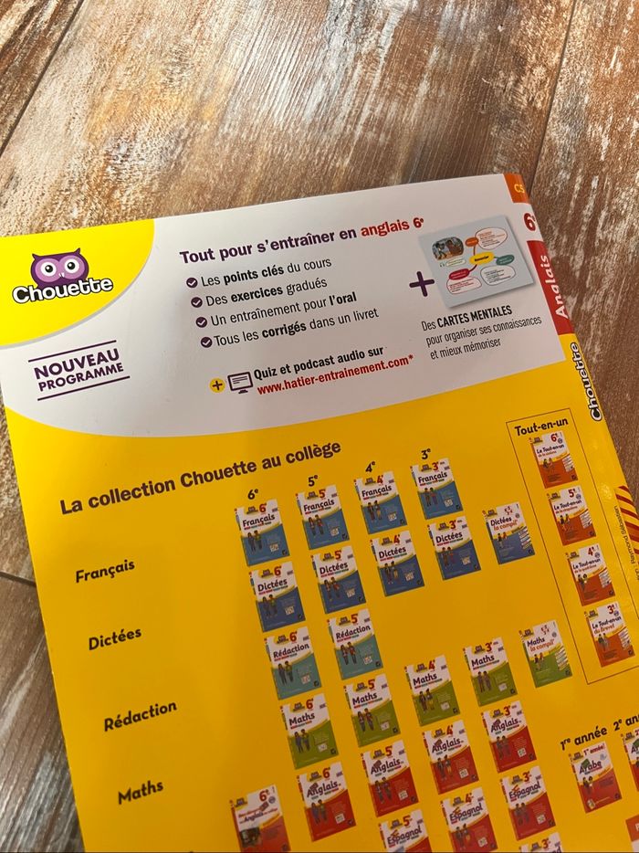 Workbook anglais 6 eme Hatier neuf nouveau programme - photo numéro 2