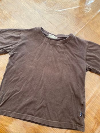 Tee shirt marron 6ans
