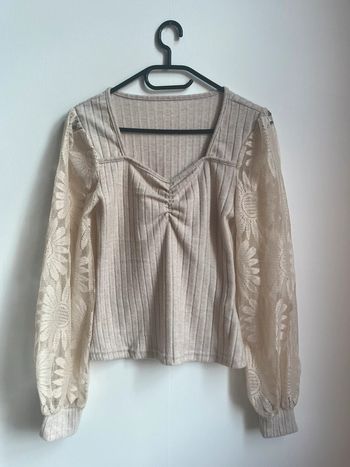 Magnifique haut beige