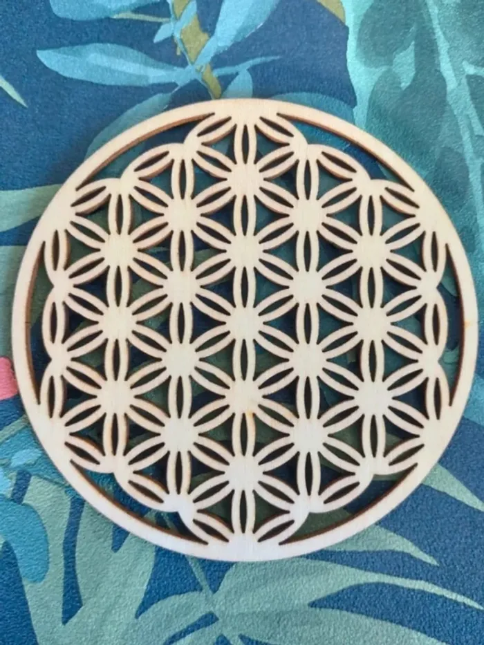 Fleur de vie en bois