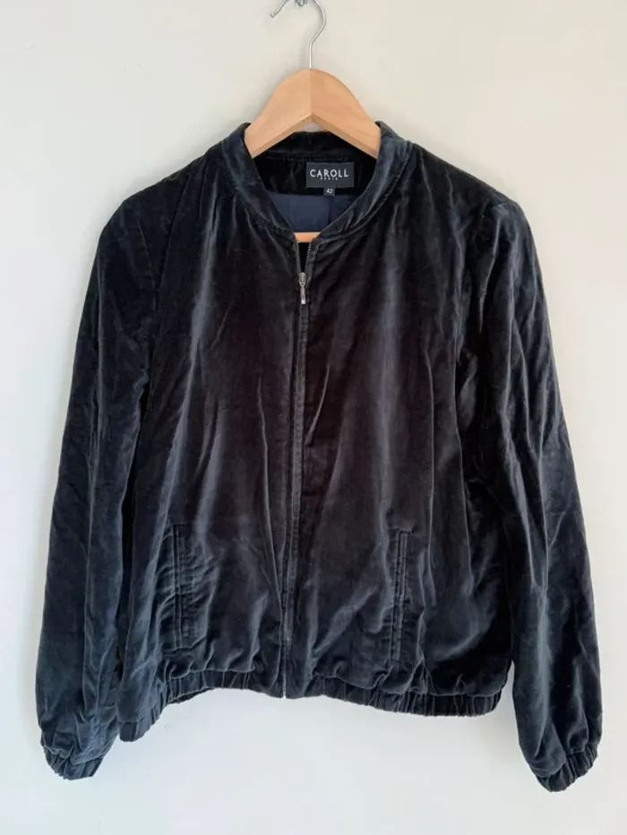 Veste velours Caroll