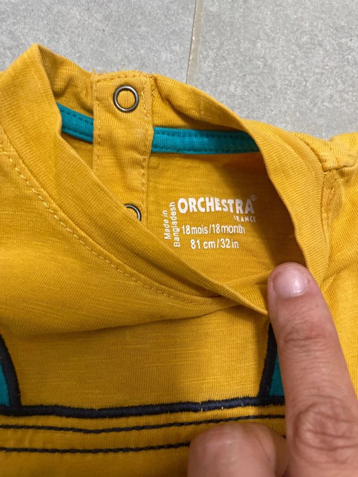 Tee shirt manche longue orchestra - photo numéro 2