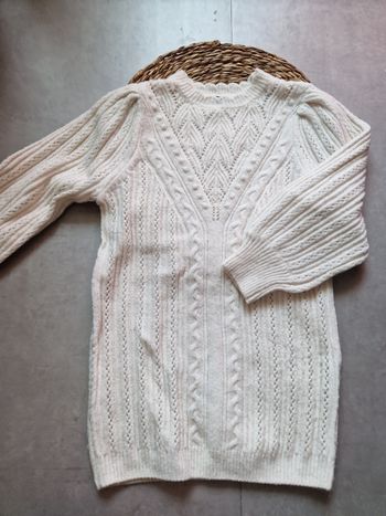 Robe pull crème