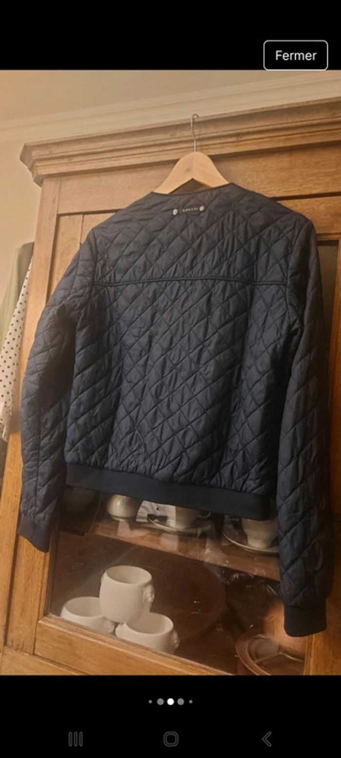 Jolie Veste coupe vent Bien Bleu taille M - photo numéro 11