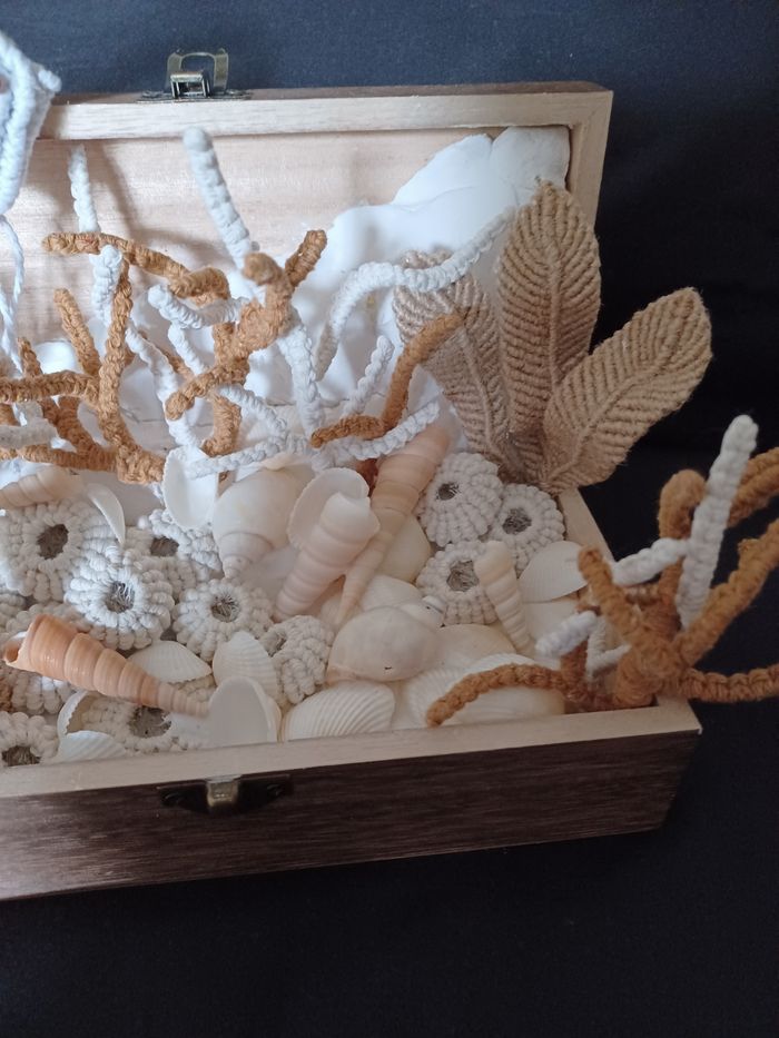 Fond marin macramé lumineux - photo numéro 4