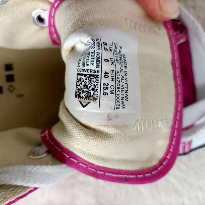 Converse basses All star Rose fuchsia taille 40 - photo numéro 8
