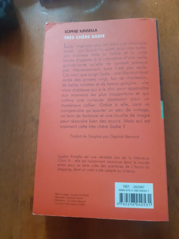 Livre "Très chère Sadie" - photo numéro 2