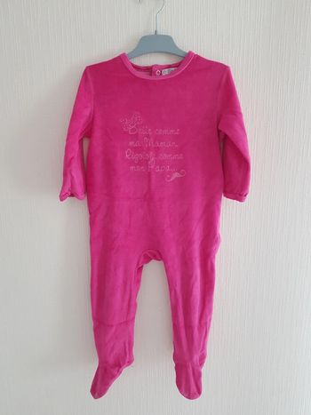 Pyjama grenouillère 1 pièce Kitchoun 2 ans