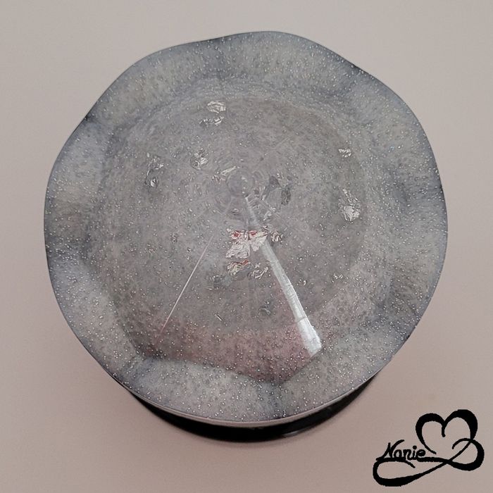 Le carrousel en résine Noir et Gris Pailleté !! 🎠 - photo numéro 5