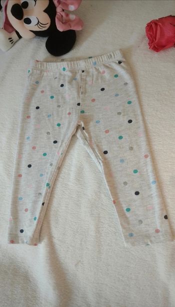 Legging à pois
