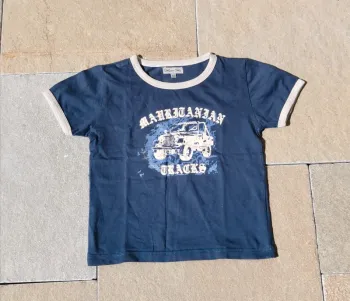 Tee-shirt cinq sur cinq voiture 4 ans