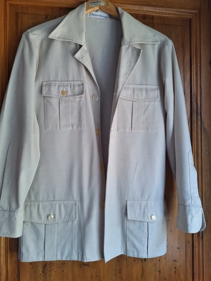 Veste vintage saharienne Pierre Clarence - photo numéro 7