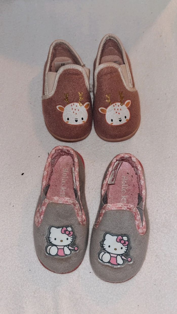Lot chaussons fille
