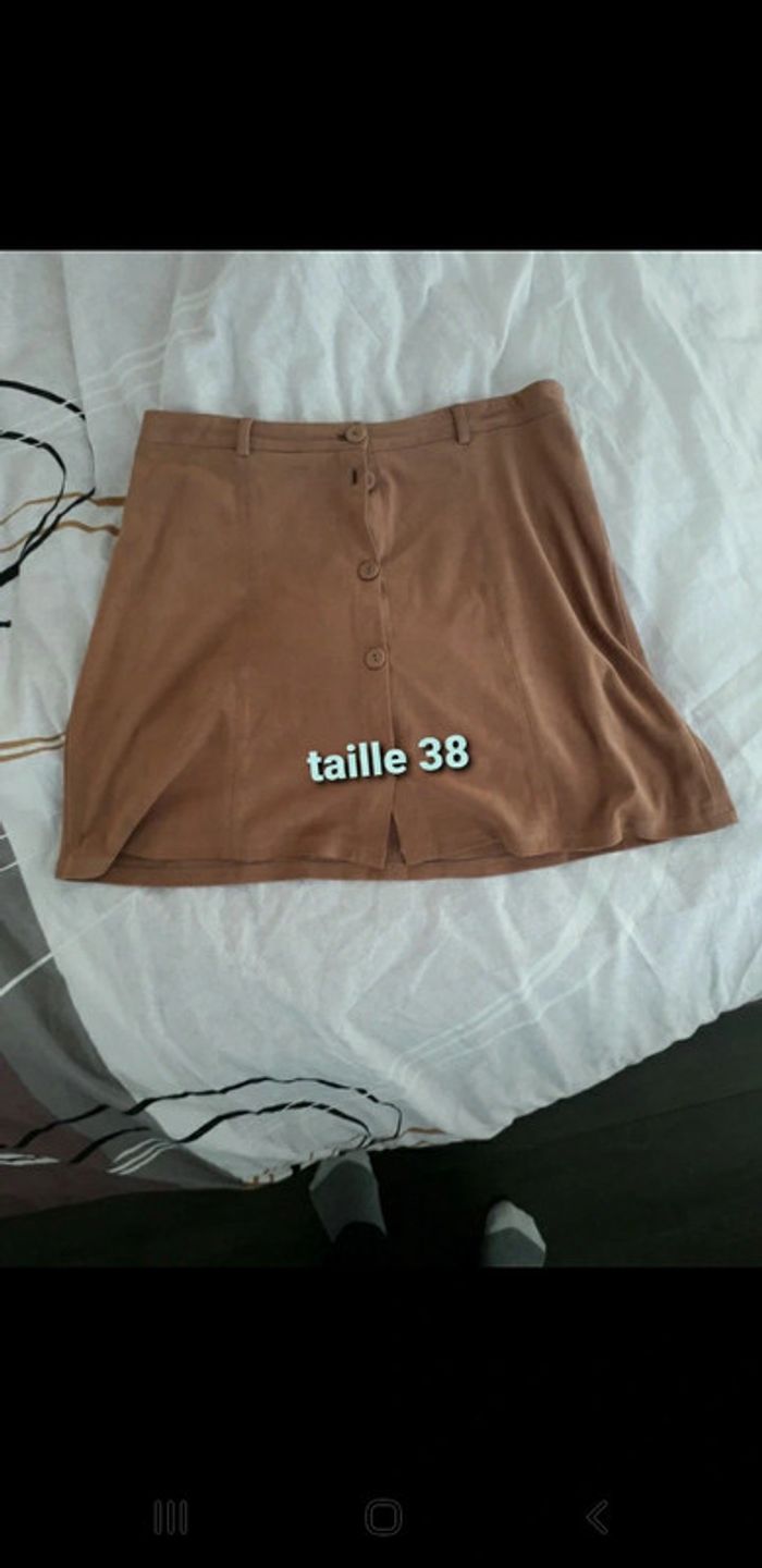 Jupe en daim