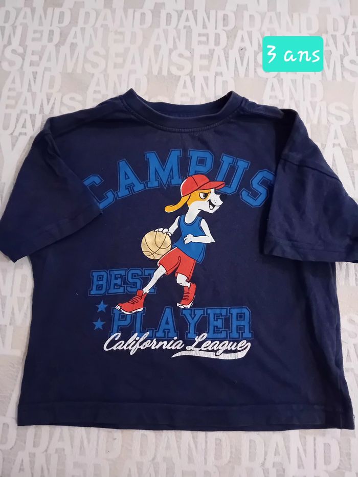 Tee-shirt "basket" en 3 ans Tissaia