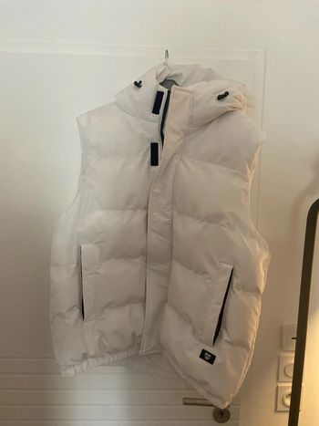 doudoune sans manche blanche zara