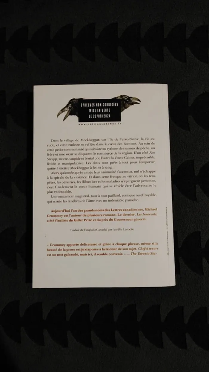 Les adversaires Michael Crummey - photo numéro 2