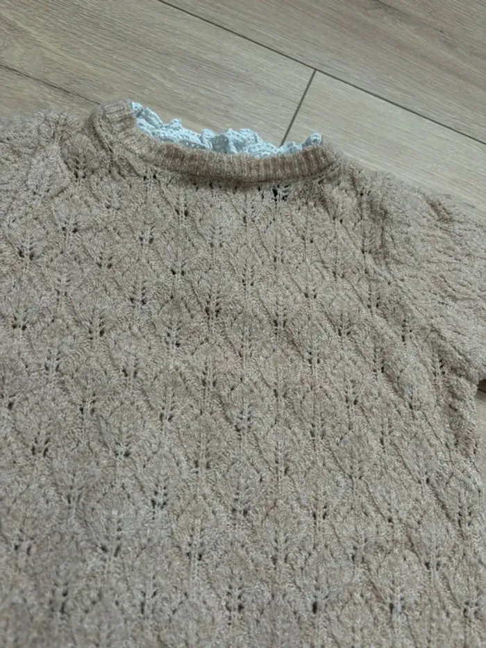 Lot jean réglable et 2 pulls Kiabi hiver Rennes Noël  12 mois - photo numéro 4